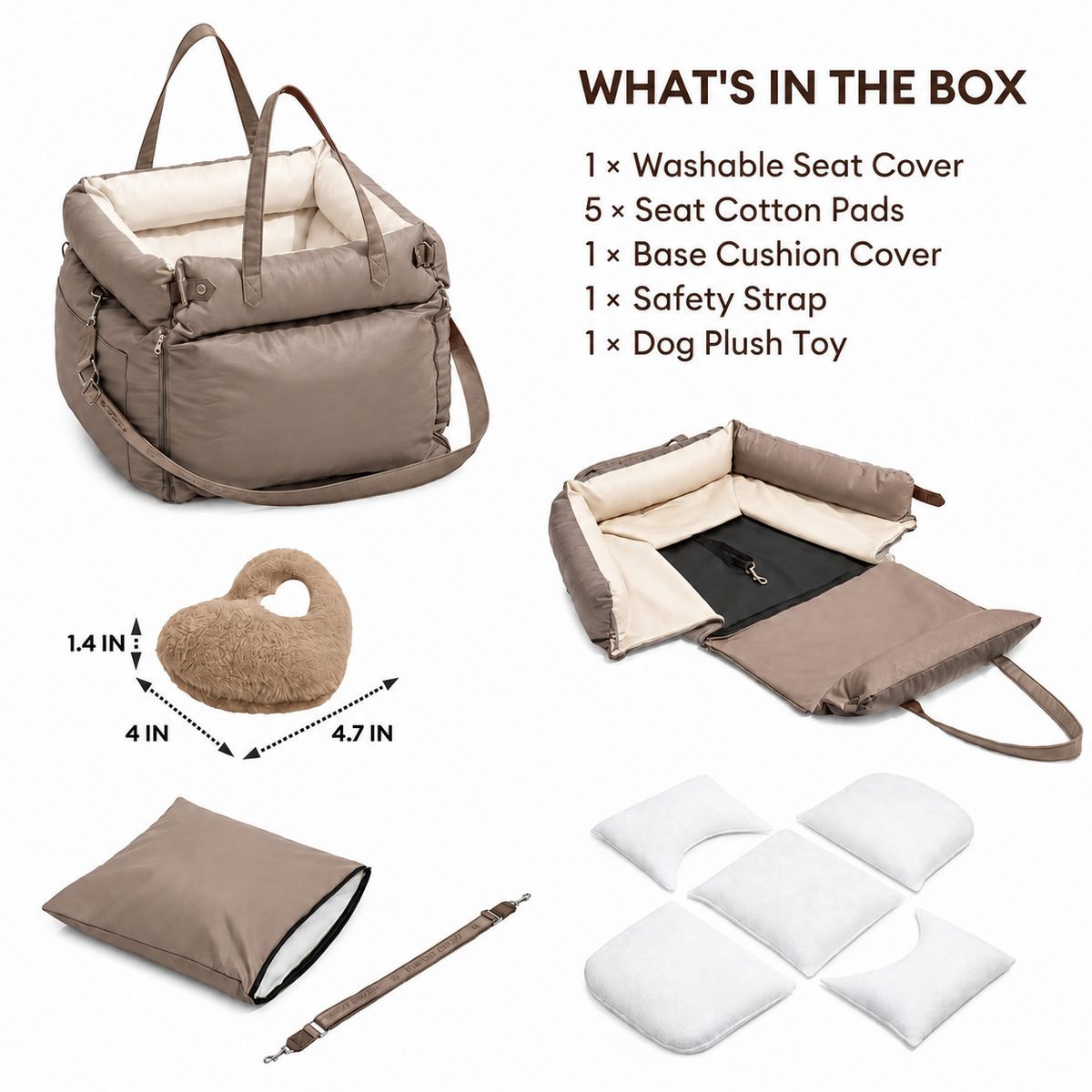 ComfyCruiser 2-in-1 Pet Car Seat & Carrier